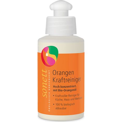 Sonett Flüssigreiniger für hartnäckige Flecken mit Orangenöl 120 ml