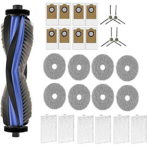 19 pièces d'accessoires pour balayeuse Lefant M3 : brosse principale, filtre et sacs à poussière. (1/5)