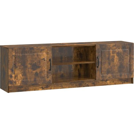 Mobile TV Rovere Fumo 150 x 31 x 47 cm Legno ingegnerizzato vidaXL