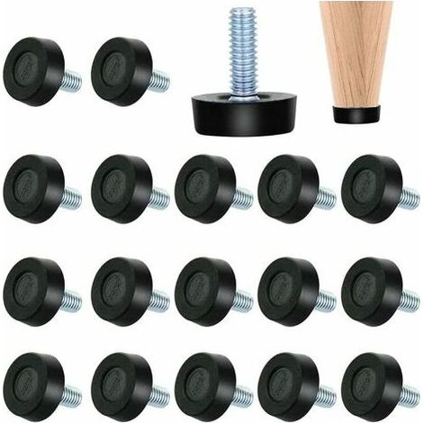 Patin de protection en caoutchouc pour chaise, protège-pieds de chaise, pied antibruit, coussinet rond pour chaise (mobilier de bureau, chaise)