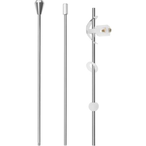 Set of 3 Washbasin Lift Rods with Plastic Ball, Replacement Lever (1/5)