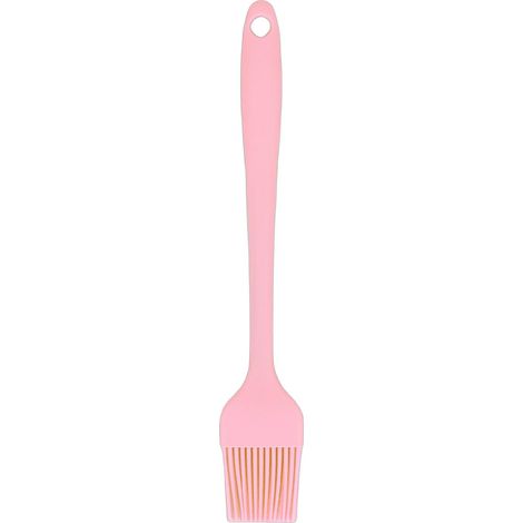 Brosses à beurre d'huile de gâteau de pain de cuisson résistantes à la chaleur de Silicone pour la brosse de cuisine de BBQ (rose) (1/5)