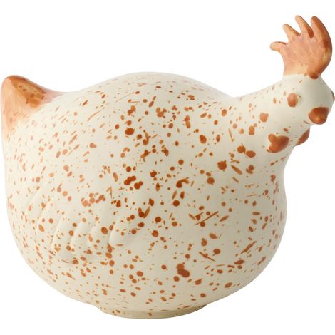 Statuette Coque en Céramique "Garth" 32cm Blanc (1/4)