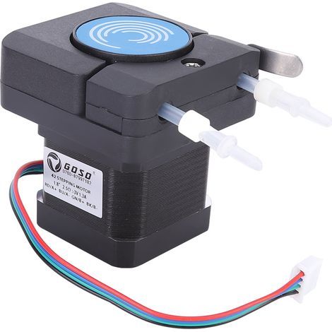 Pompe doseuse péristaltique micro anti-corrosion à grand débit 6-24V avec moteur pas à pas 42. (1/5)