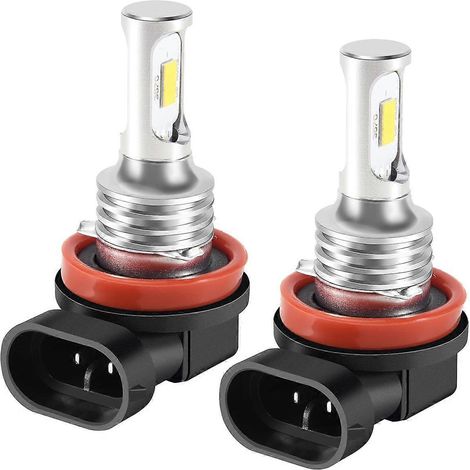 Kit de conversion d'ampoules LED jaunes H11 H8 H16 80W 4000LM 3000K pour feux antibrouillard (1/4)