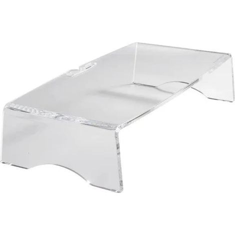 Bakkerelkhuizen Q-riser 90 Soporte para Monitor Transparente