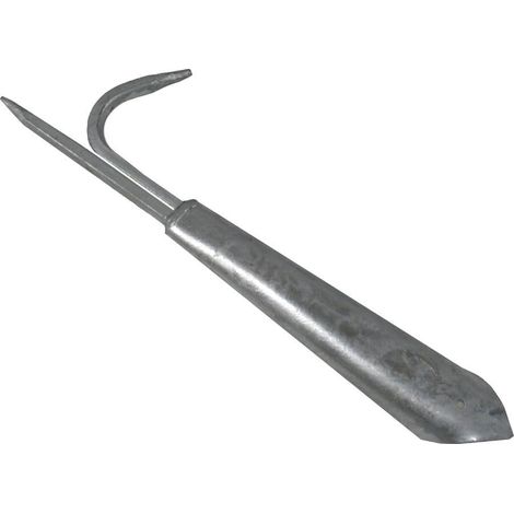 11" (280MM) Single Boat Hook Galvanised -  Secure Pole (1/3)