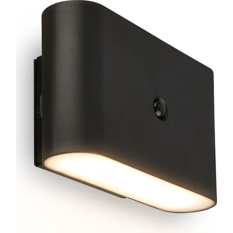 LED Wandleuchte Wandlampe ohne Stromanschluss Bewegungsmelder Akku ohne Bohren