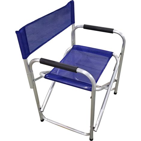 SEDIA REGISTA 'ALICANTE' telo colore blu- 2 pezzi  - LIF