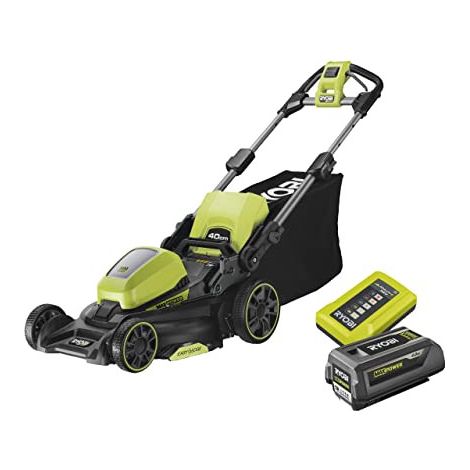 Ryobi – Tondeuse à batterie 36V 40cm – Réglage hauteur 25-75mm – Fonction mulching – Autonomie 400-599m² – Moteur haute puissance - RY36LM40A-0