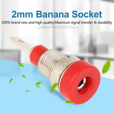 5 Stück gemischtfarbige Bananenstecker 2,0 mm für Panelmontage-Testspitzen (1/5)