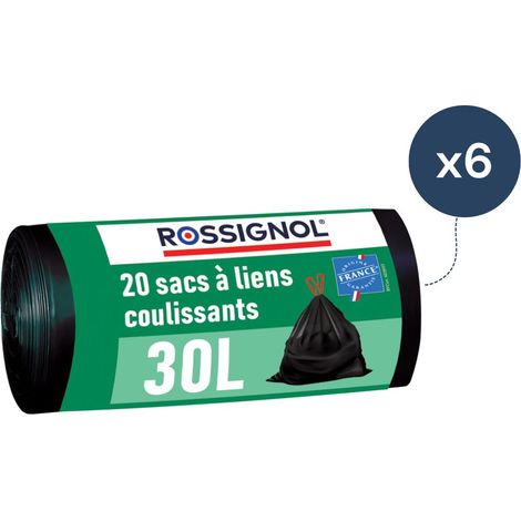 Lot de 10 sacs-poubelle 50L Fabriqué en France - BAGY ROSSIGNOL