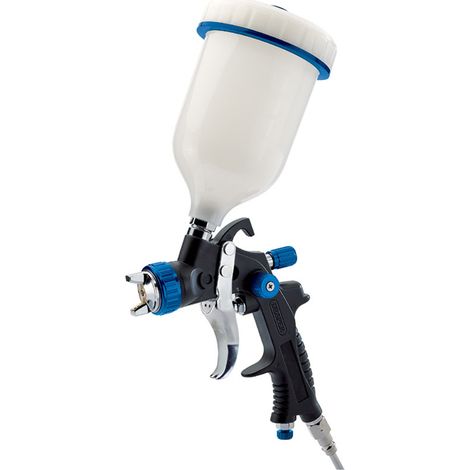 Draper HVLP Air Spray Gun with Composite Body and 600ml Gravity-Fed Hopper – Model 09707 (1/5)