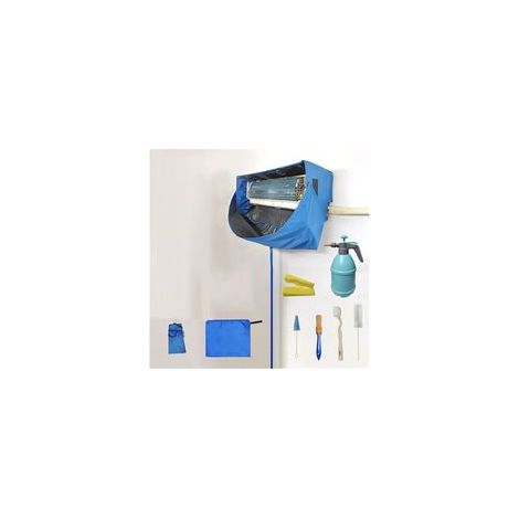 Housse de nettoyage de climatiseur Split 1-3P avec kit de nettoyage de pistolet à eau haute pression Kit de nettoyage de climatisation mural (Color : Kit 1, Size : L(1-3P))