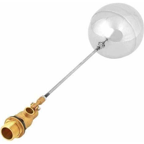 Robinet à flotteur DN20,G3/4 "Boule de flottement de robinet flottant de capteur d'eau à filetage mâle flotte valve+robinet flotteur piscine robinet flotteur piscine robinet flotteur piscine (1/4)