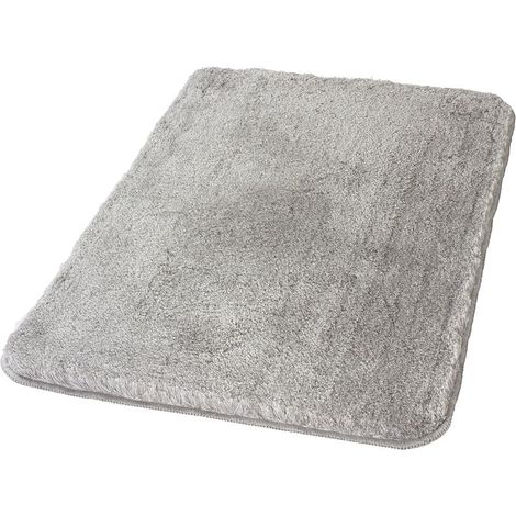 Primaster Badteppich grau 55 x 65 cm Badematte Badvorleger Duschvorleger Bad (1/2)