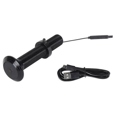Caméra Judas de porte HD 1080P 220 degrés grand angle pour Application Tuya Smart Sécurité domestique WiFi 5.0GHz 2.4GHz Vision nocturne Détection de mouvement 32GB (1/5)