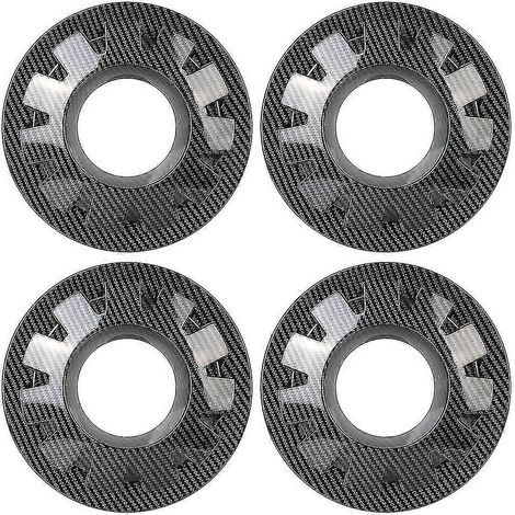 Enjoliveurs centraux de roue 20 pouces pour Tesla YD, en ABS, motif fibre de carbone. Accessoires extérieurs pour voiture. (1/5)
