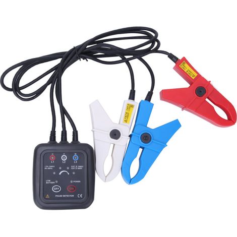 Détecteur de phase triphasé portable ETCR1000D, sans contact et de grand calibre (1/5)