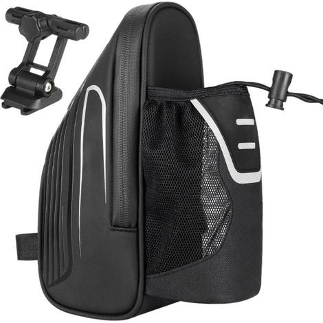 Sacoche de Selle Imperméable et Réfléchissante avec Porte-Bidon pour VTT et Vélo de Route (1/5)