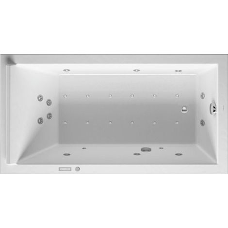 Duravit Starck Bains à remous, version à encastrer, simple dos, (1/2)