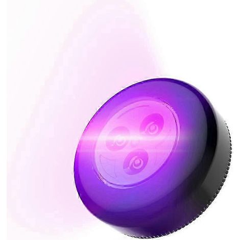 Lampe UV portable de nettoyage avec dos adhésif pour une utilisation quotidienne, noire (1/3)