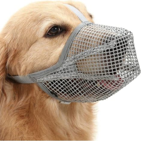 Muselière pour chien, BGHYHYHI, en maille douce, protection anti-démangeaisons, ajustable (1/5)