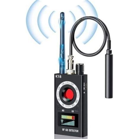 Pair Détecteur de micros espions, détecteur infrarouge, détecteur de caméras cachées pour traceurs GSM, dispositifs d'écoute, caméras sans fil, détecteur de micros espions, détecteur de ca (1/5)