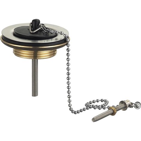 bonde pour lavabo - en laiton - a bouchon - alterna a23 (1/2)
