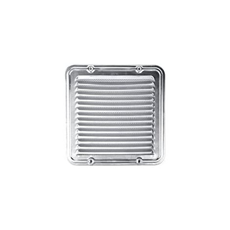 AERARE - GRIGLIA CON RETE IN ALLUMINIO 230X230 MM CON FISSAGGIO A VITE