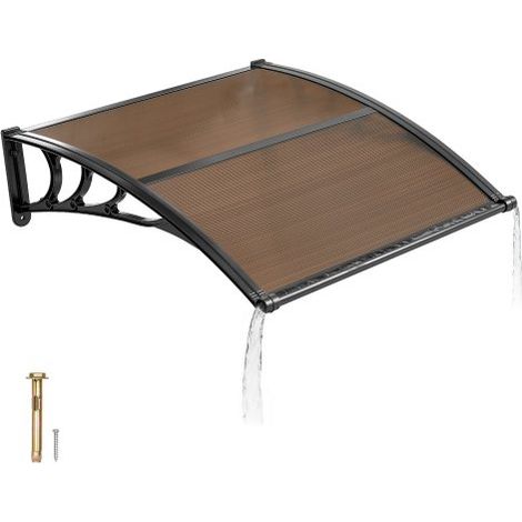 Auvent de Porte d'Entrée 96 - 5x101 7 cm Marquise de Porte (1/5)