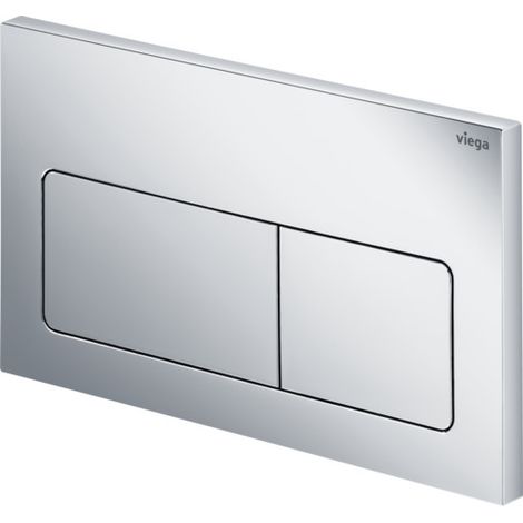 Plaque de commande WC Visign for Life 5 8601.1 en plastique finition chromée