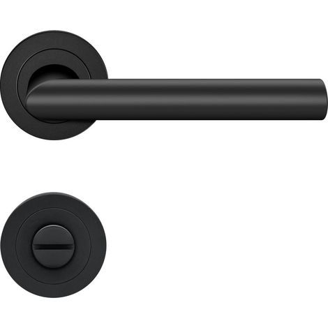 KARCHER DESIGN Drückergarnitur ER37 BAD 83 - Verona, Bad, Edelstahl (1/3)