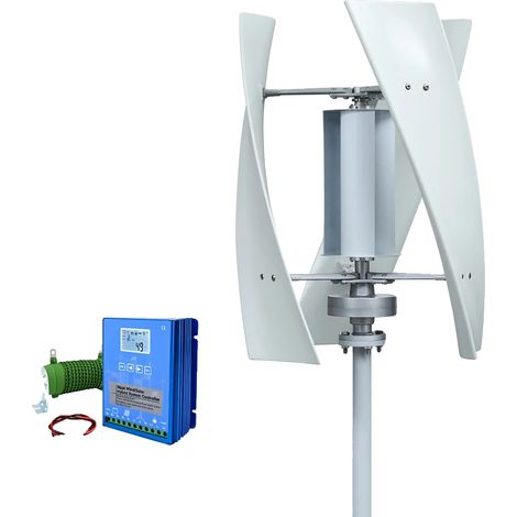 Generador eólico, silencioso, de fácil instalación, con control híbrido, 3000 W, 24 V (1/2)