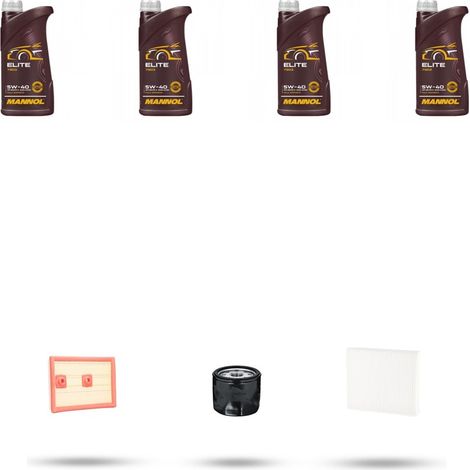 Kit tagliando 3 FILTRI e 4L OLIO compatibile con Vw Golf VII (5G1/BA5) 1.4 TSI 103kw Dal 2012 (1/5)