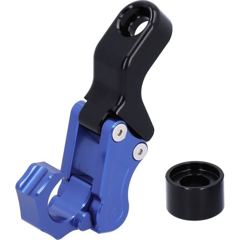 Crochet de casque en alliage d'aluminium CNC, support pour sac à dos et rétroviseur, compatible avec Yamaha XMAX250/300/400 (bleu) (1/5)