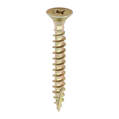 TIMCO Classic Multi-Purpose Countersunk Gold Woodscrews - 6.0 x 45