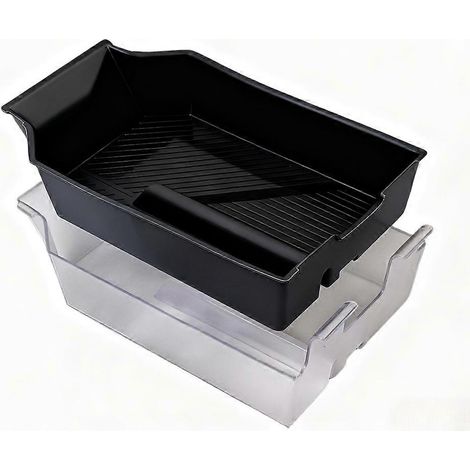 Doppellagige Aufbewahrungsbox für BMW X3 2025 G45 Mittelarmlehne, Mittelkonsolen-Organizer, schwarz. (1/5)