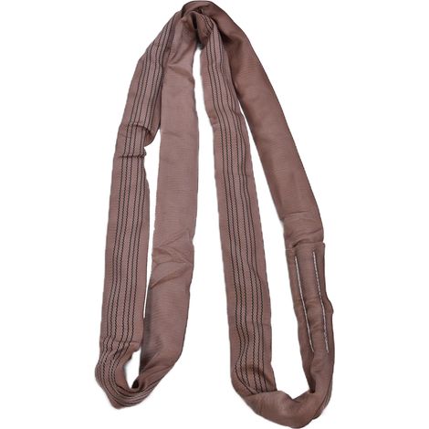 Élingue de levage sans fin 6T en sangle souple ronde PES, accessoires de gréement pour grues, largeur 85 mm x 2 mètres (1/5)