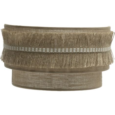 FABRILAMP AKUNADECOR Lampada a parete De Wall Kala Rustico De Tessuto Con Frange (1/2)