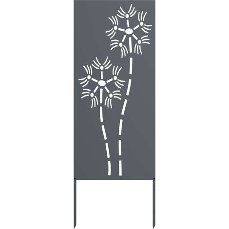 vidaXL Écran de confidentialité de jardin Anthracite 50 x 140 cm