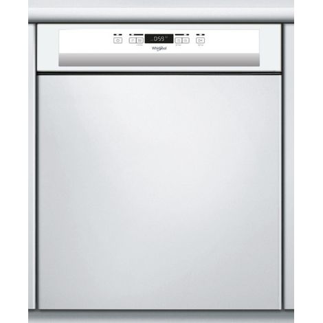 Whirlpool – Lave-vaisselle intégré 60 cm – 14 couverts – Classe E – Niveau sonore 46 dB – 9L par cycle – 8 programmes – WBC3C26