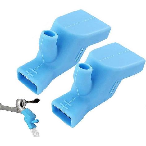 Lot de 2 rallonges de robinet en silicone pour cuisine (1/5)
