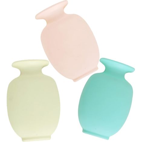 Lot De 3 Vases Muraux Peu Encombrants avec Base Adhésive pour Décoration De Maison Bureau Jardin (1/5)