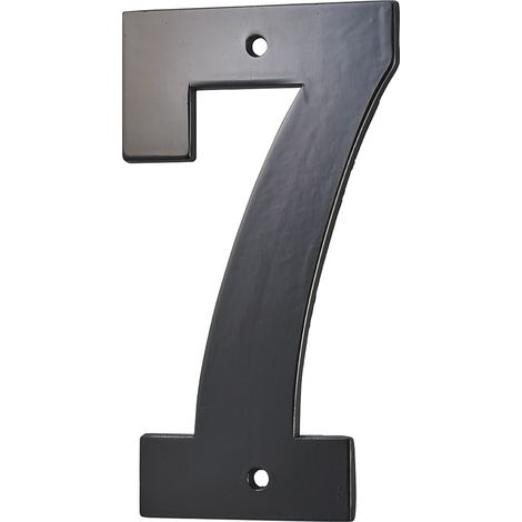 Numero "7" nero H 80 mm da avvitare – THIRARD (1/2)