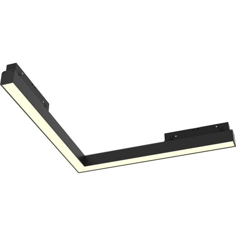 Lampada binario monofase nera L LED 24W 3000K BASIS Maytoni (1/2)