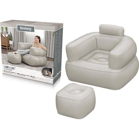 Bestway 75137 Sillón Inflable Multicolor 107x99 cm