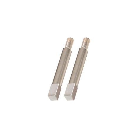 Adaptateur carré, 8 mm, pack de 2, chromée