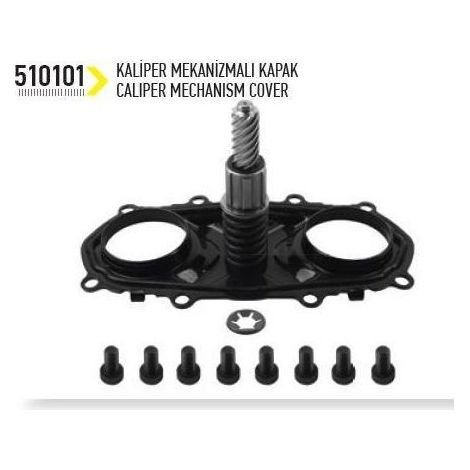 Kit de reparación de tapa de freno de semirremolque BPW CFT 5010, MAI 6607-01, 510101