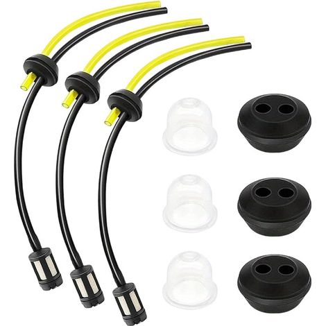 Kit Filtre À Essence, Durite Essence, Joint Caoutchouc, Débroussailleuse, Réservoir Carburant, Coupe-Herbe, Taille-Haies, Tondeuse, Tronçonneuse (1/5)
